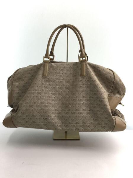 ANYA HINDMARCH◇ボストンバッグ/--/BLK/無地 （ANYA HINDMARCH(アニヤ 