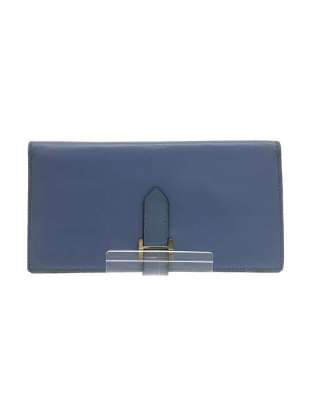 HERMES(エルメス) / 長財布/レザー/BLU/レディース/変色有 