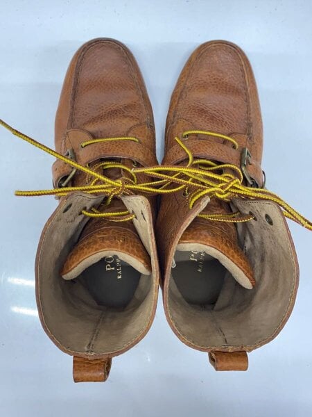 POLO RALPH LAUREN(ポロラルフローレン) / ブーツ/--/BRW/レザー/14557