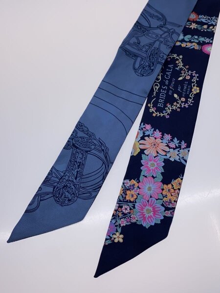 HERMES(エルメス) / スカーフ/シルク/NVY/レディース/brides de gala