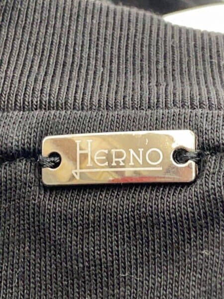 HERNO(ヘルノ) / Tシャツ/52/コットン/BLK/JG000177U-52000-9300