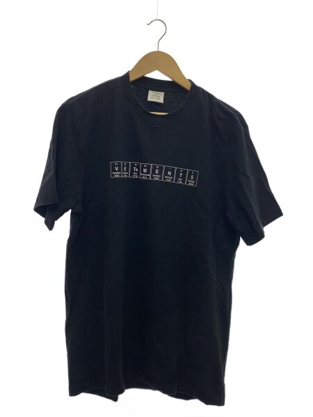 VETEMENTS(ヴェトモン) / 21ss/ケミカルロゴTシャツ/XL/コットン/BLK 