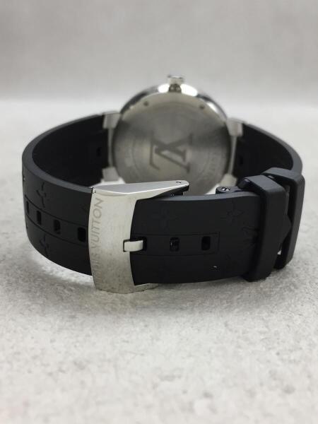 LOUIS VUITTON(ルイヴィトン) / 腕時計/アナログ/レザー/BLK/BLK 