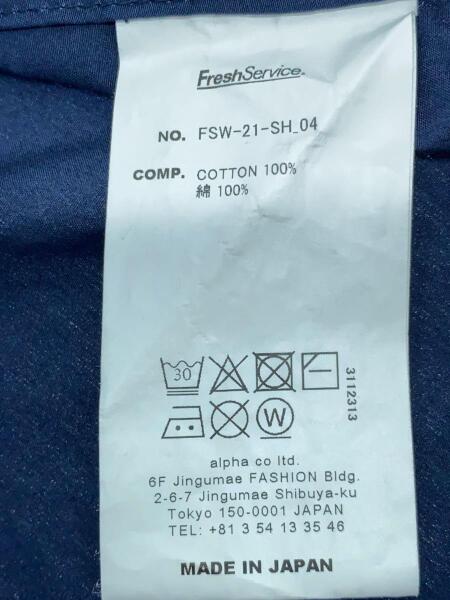 FreshService(フレッシュサービス) / 長袖シャツ/--/コットン/NVY/FSW