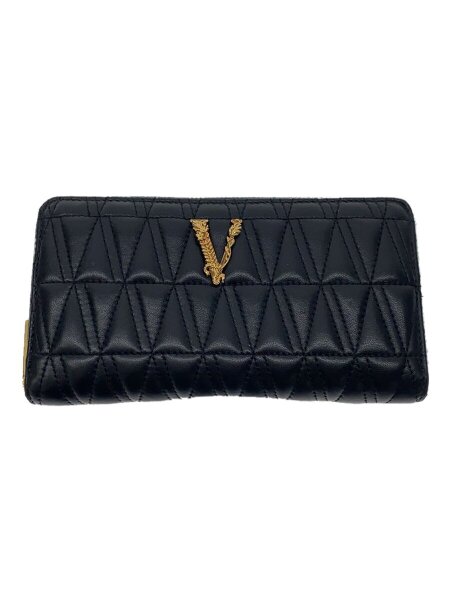 VERSACE(ヴェルサーチェ) / 長財布/レザー/BLK/レディース/1007674
