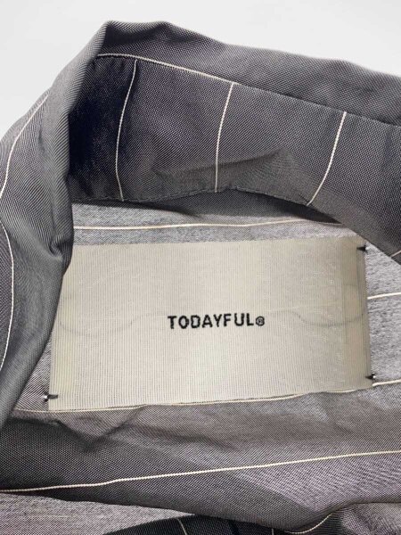 TODAYFUL(トゥデイフル) / STRIPE SILKY SHIRTS/長袖シャツ/FREE 
