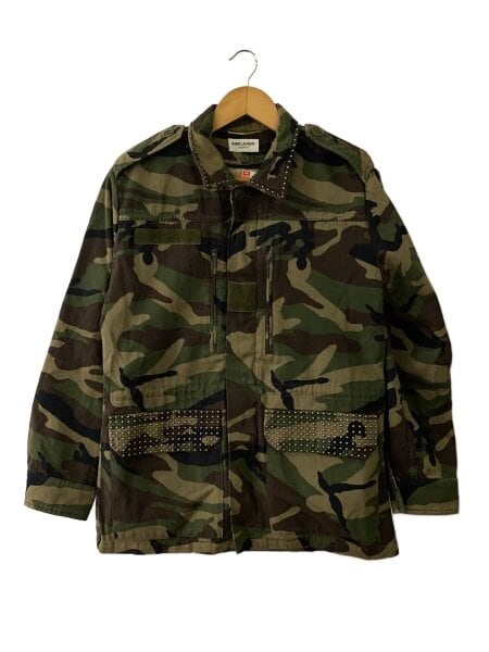 SAINT LAURENT カモフラージュ ミリタリージャケット SAINT LAURENT(サンローラン) / 2019/ミリタリージャケット/スタッズ
