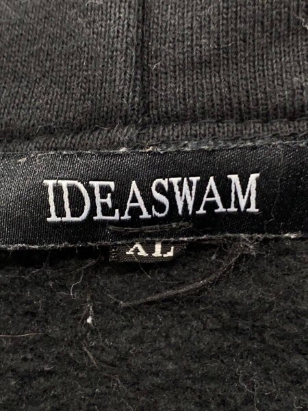 IDEASWAM(iDea)(イデアスワム) / ワンポイントロゴ刺繍/ジップパーカー 