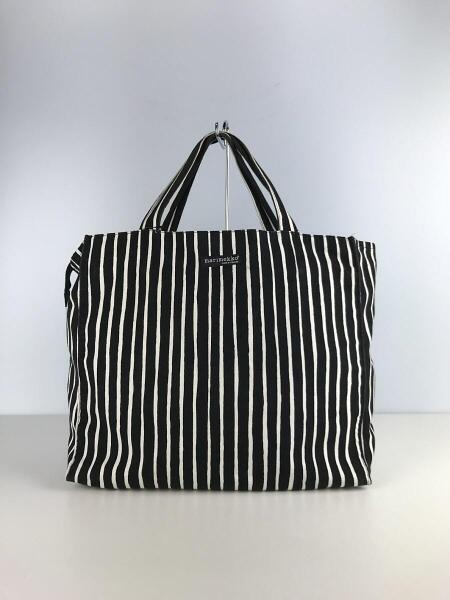 marimekko(マリメッコ) / トートバッグ/コットン/ブラック/ストライプ 