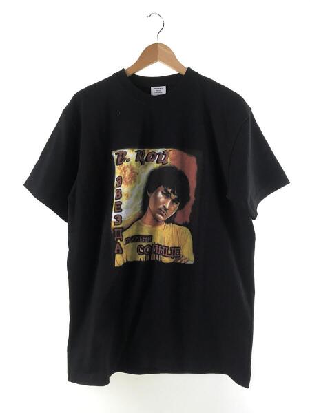 VETEMENTS(ヴェトモン) / Tシャツ/コットン/ブラック/19SS/ロシアン 