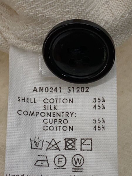 ANEI(アーネイ) / ジャケット/3/コットン/WHT/AN0241-S1202 | 古着の