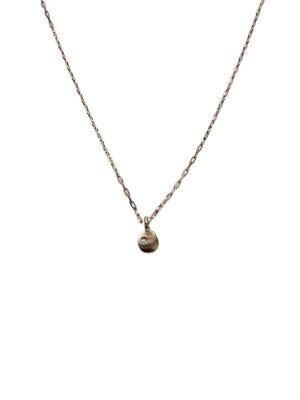 ete / K10/0.02/レイヤーダイヤモントネックレス/--/カラーストーン/SLV/トップ有/レディース/76182 ete(エテ) / K10/0.02/レイヤーダイヤモントネックレス/--/カラー