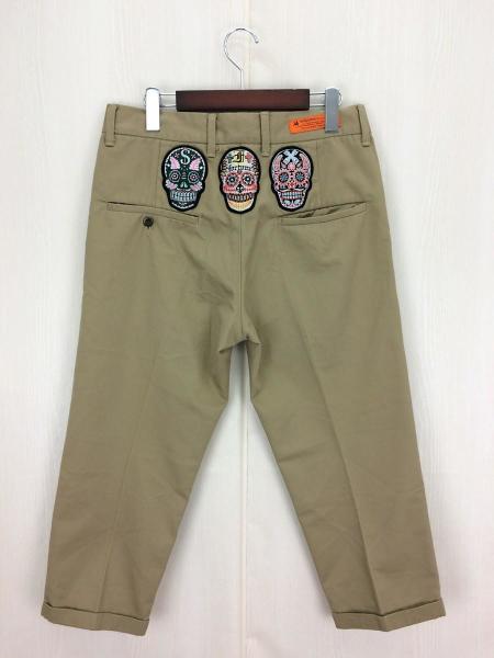 SASQUATCH fabrix メキシカンスカル ワークパンツ