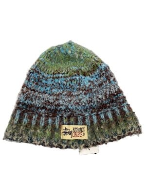 STUSSY(ステューシー) / ニットキャップ/--/ウール/KHK/カモフラ