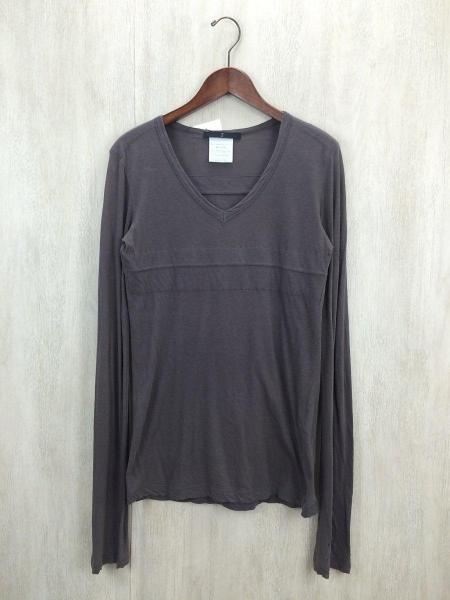 JULIUS(ユリウス) / Vネック/長袖Tシャツ/2/コットン/カシミヤ 