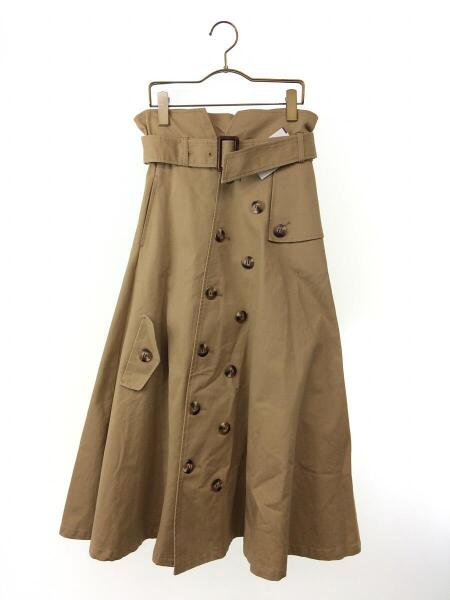 AMERI(アメリヴィンテージ) / ロングスカート/コットン/ベージュ  