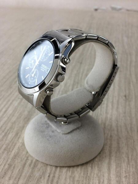 SEIKO(セイコー) / クォーツ腕時計/アナログ/ステンレス/BLK/SLV/7T92 