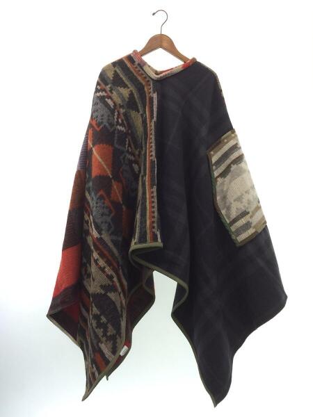 【最終値下げ】パッチワークポンチョコート ATELIER&REPAIRS(アトリエアンドリペアーズ) / Patchwork Poncho