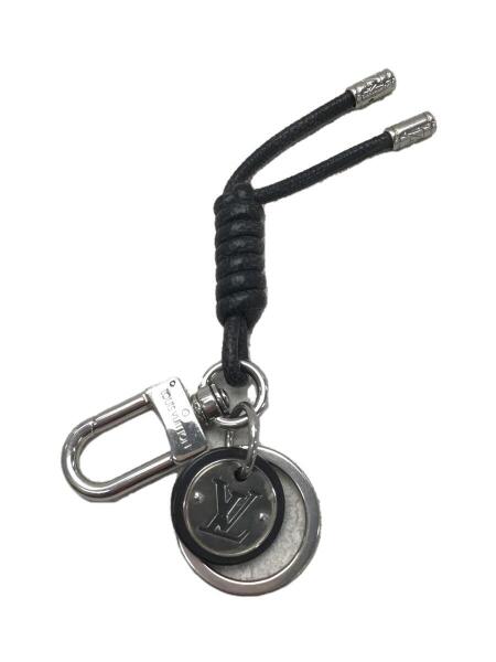 LOUIS VUITTON / キーホルダー・レザーロープ_ダミエ・エベヌ_GRY/牛革/GRY/メンズ LOUIS VUITTON(ルイヴィトン) / キーホルダー・レザーロープ_ダミエ