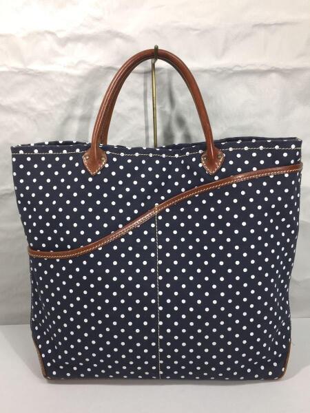 Felisi - Felisi フェリージ ショッピングバッグ ネイビー ドットの  