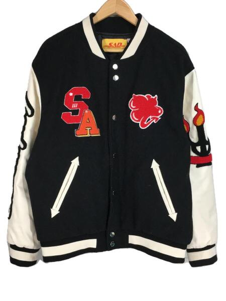 SALUTE(サルーテ) / SAD EXPRESS/スタジャン/L/コットン/BLK | 古着の 