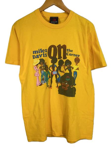 Zion(ザイオン) / Tシャツ/M/コットン/YLW/2001年/MILES DAVIS/ON THE 