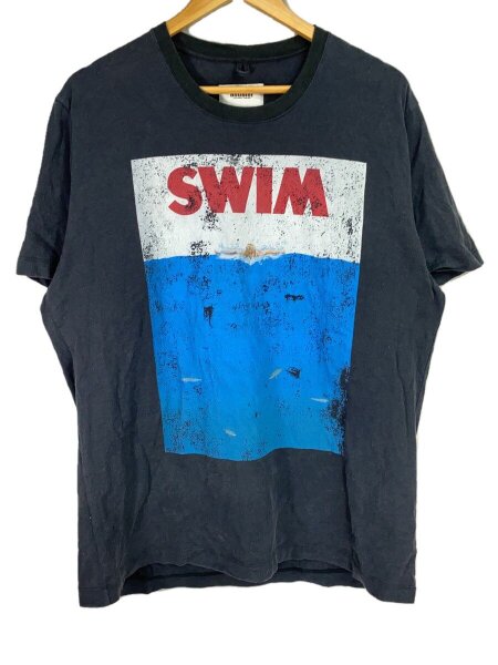 doublet(ダブレット) / 23AW/WISM別注/SAMET T-SHIRT/M/コットン/BLK 