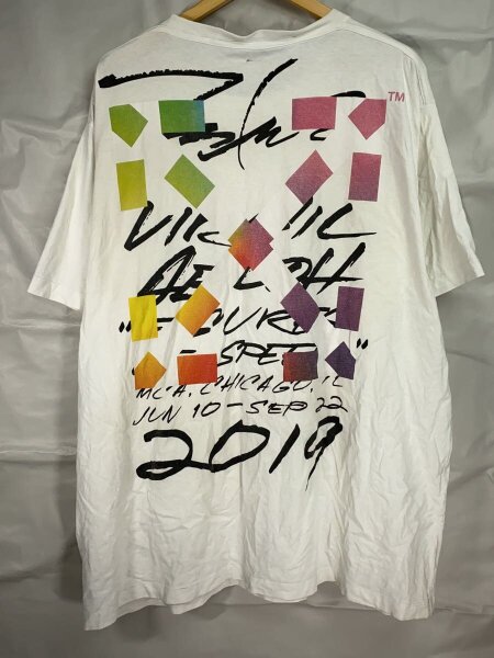 OFF-WHITE(オフホワイト) / Tシャツ/L/コットン/WHT/OMAA038S20185050 