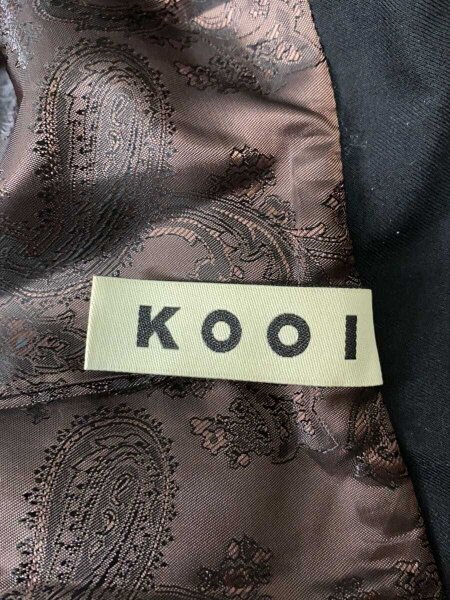 KOOI(コーイ) / セットアップ/2/ポリエステル/BLK/21KO-AW02 | 古着の
