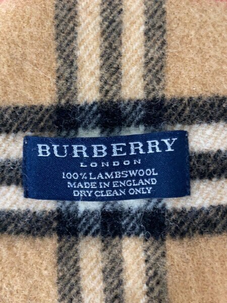 BURBERRY LONDON バーバリーロンドン ウール　毛　マフラー 2枚 BURBERRY LONDON バーバリーロンドン LAMBSWOOL 100% ラムウール