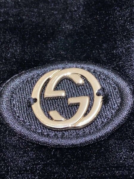 GUCCI(グッチ) / 半袖ワンピース/S/ベロア/BLK/無地/284400 X5118
