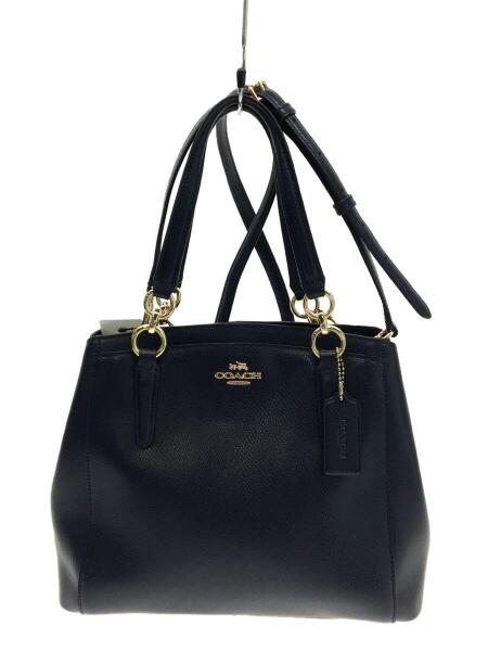 COACH(コーチ) / ハンドバッグ/ショルダーバッグ/2way/レザー/ネイビー 