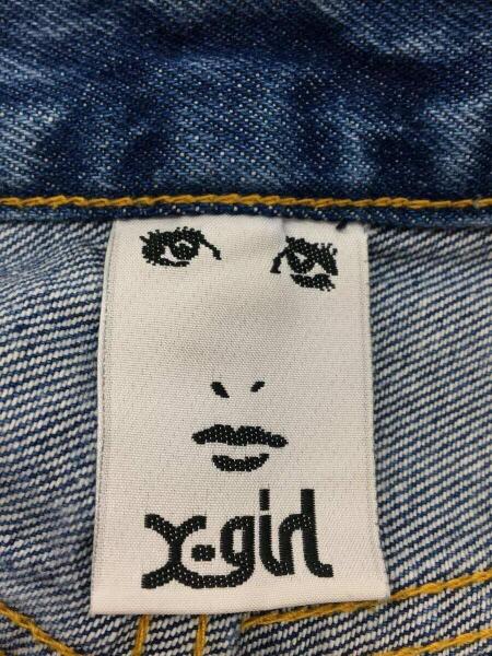 X-girl / ボトム/S/デニム/IDG X-girl(エックスガール) / ボトム/XS/コットン/IDG/21SS/BUTTERFLY