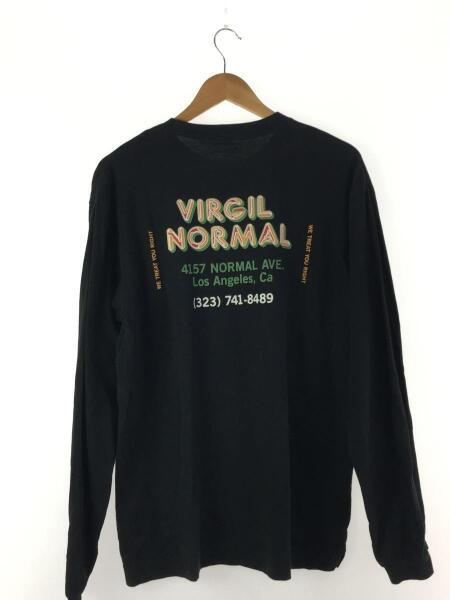 Virgil Normal(ヴァージルノーマル) / 長袖Tシャツ/L/コットン/BLK/MW 
