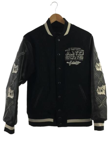 販促激安 AND SUNS アンドサンズ 袖レザー スタジャン サイズM 【公式 