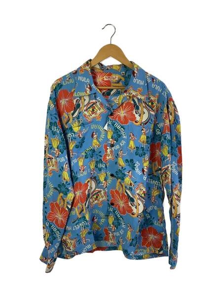 SUN SURF(サンサーフ) / アロハシャツ/XL/レーヨン/BLU/総柄/SS29203 