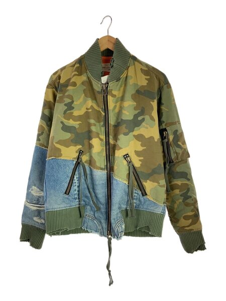 GREG LAUREN(グレッグローレン) / CAMO 50/50 FLIGHT JACKET/フライト 