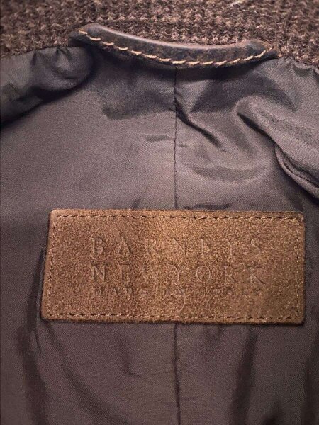 美品BARNEY'S NEW YORK レザーブルゾン　50 BARNEYS NEWYORK(バーニーズニューヨーク) / レザージャケット