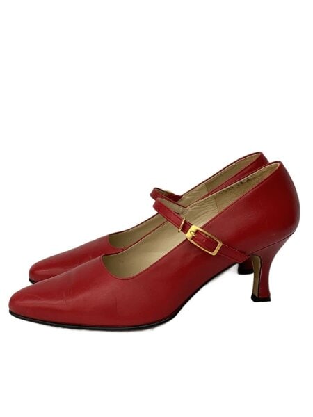 新品　MARGARET HOWELL レザー メリージェーン パンプス レッド MARGARET HOWELL(マーガレットハウエル) / パンプス/23cm/RED/レザー