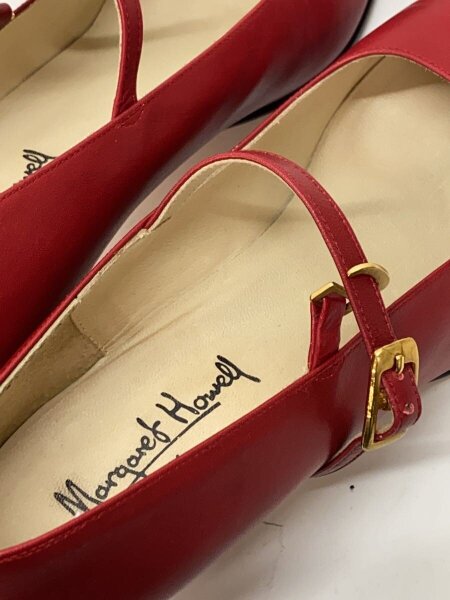 MARGARET HOWELL(マーガレットハウエル) / パンプス/23cm/RED/レザー