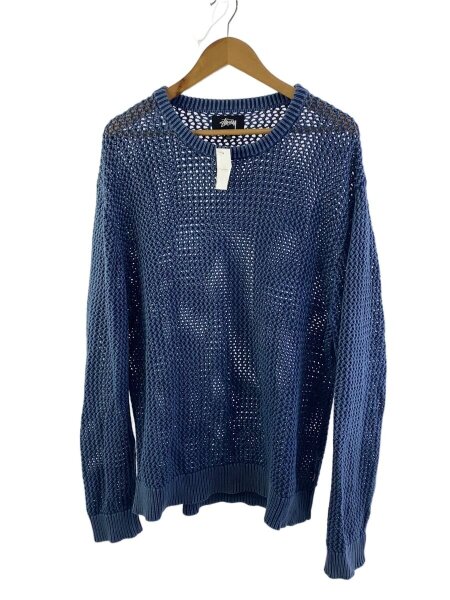 STUSSY(ステューシー) / ニット・セーター(厚手)/XL/コットン/BLU 