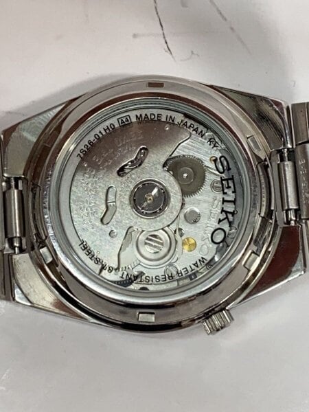 SEIKO(セイコー) / 自動巻腕時計/アナログ/ステンレス/BLK/SLV/7S26