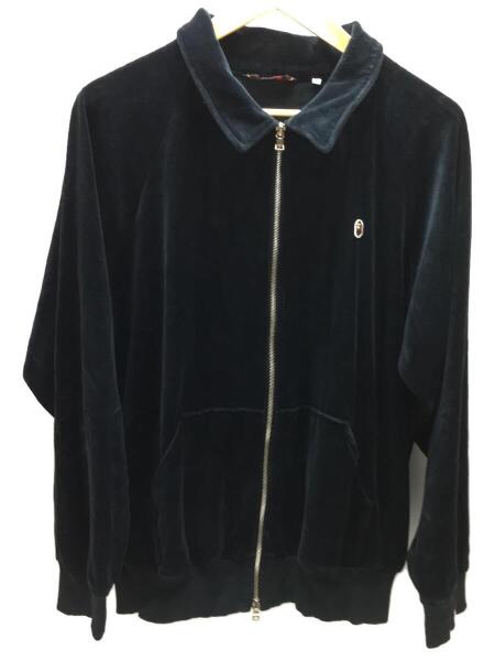A BATHING APE(アベイシングエイプ) / ブルゾン/L/ベロア/NVY | 古着の 