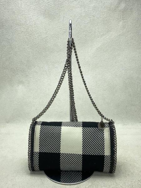 STELLAMcCARTNEY / ショルダーバッグ/ウール/WHT/チェック STELLAMcCARTNEY(ステラマッカートニー) / ショルダーバッグ/ウール