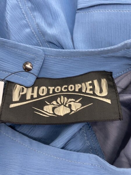 PHOTOCOPIEU(フォトコピュー) / 長袖ワンピース/36/シルク/ブルー