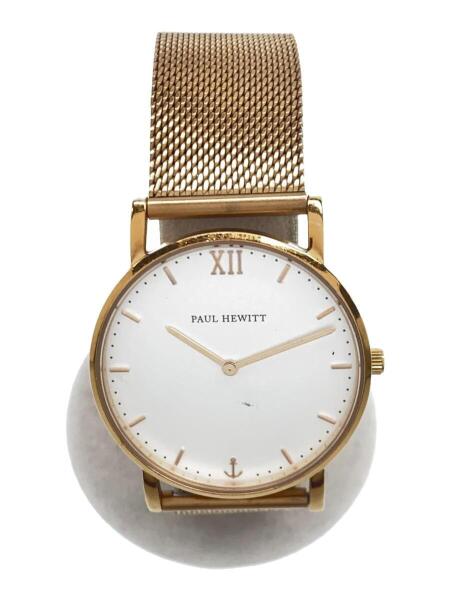 PAUL HEWITT(ポールヒューイット) / クォーツ腕時計/アナログ/--/WHT