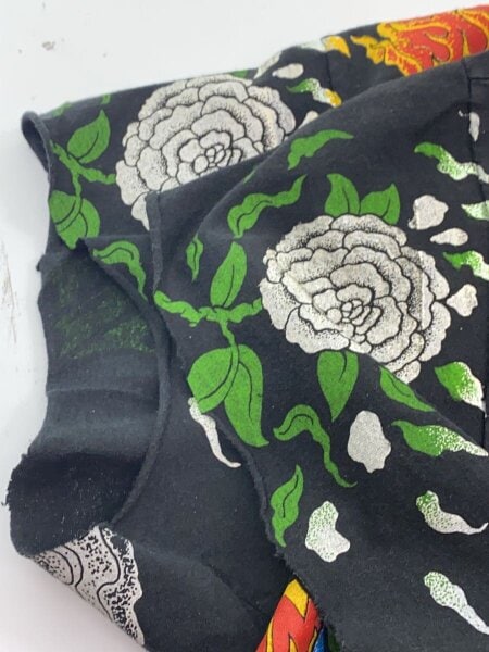 Hanes / 90s/OZZY OSBOURNE/1992_タトゥープリントTシャツ/カットオフ/USA製/XL/BLK Hanes(ヘインズ) / 90s/OZZY OSBOURNE/1992_タトゥープリントTシャツ