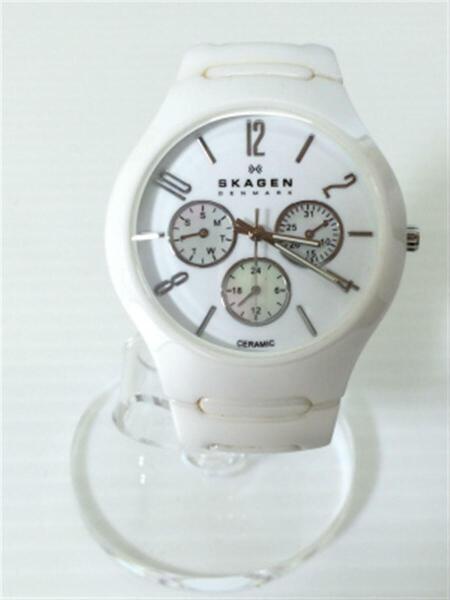 SKAGEN(スカーゲン) / クォーツ腕時計/アナログ/セラミック/817SXWC1 