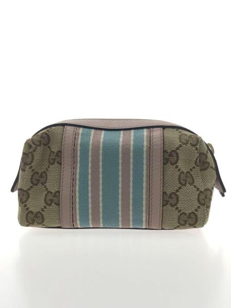 GUCCI(グッチ) / ポーチ/キャンバス/ベージュ/総柄/256639 | 中古品の