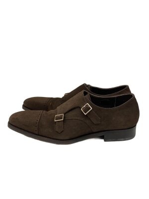 未使用42ndロイヤルハイランドUK9 27.5-28cm シングルモンク茶色 42ND ROYAL HIGHLAND（フォーティーセカンドロイヤルハイランド）の